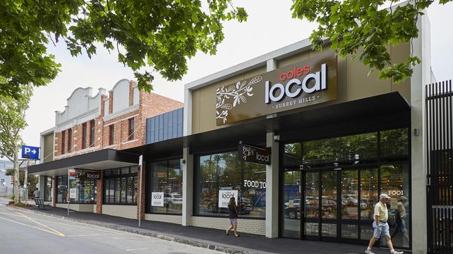 The firstColes Local store at Surrey Hills in Melbourne.