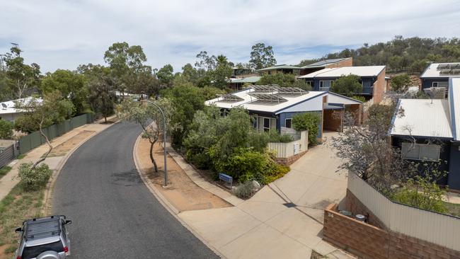 Bokhara St, Larapinta, the scene of a house fire in the early hours of December 21, 2024. File pic. Picture: Grenville Turner