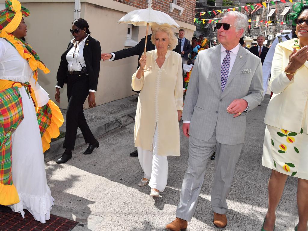 The then Prince Charles during his visit to Grenada in March 2019. Picture: Getty Images