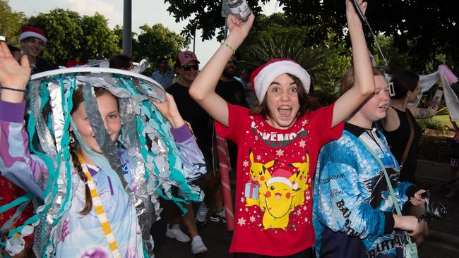 Thousands of Territorians braved the tropical heat for A Very Darwin Christmas Pageant. Picture: Pema Tamang Pakhrin