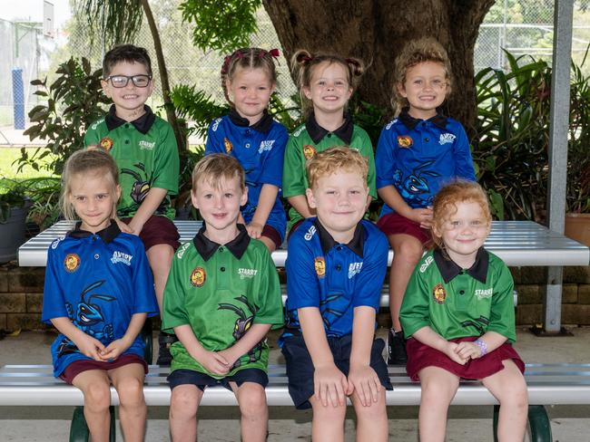 Coningsby State School Back row: Jack Fitzgerald, Isla McDaniel, Noa Burgess, name withheld. Front row: Olivia Turner, name withheld, Billy Deane, Maddison Bannon-Symons Picture: Michaela Harlow.