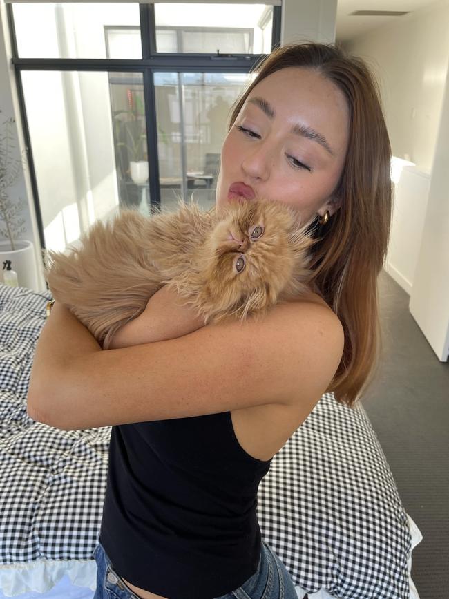 SA influencer Elle Barker and Walter. Picture: Supplied