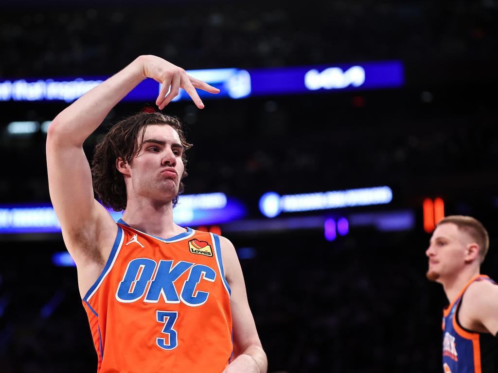 Josh Giddey was traded by the Oklahoma City Thunder to the Chicago Bulls at the end of the last NBA season. Picture:Getty Images