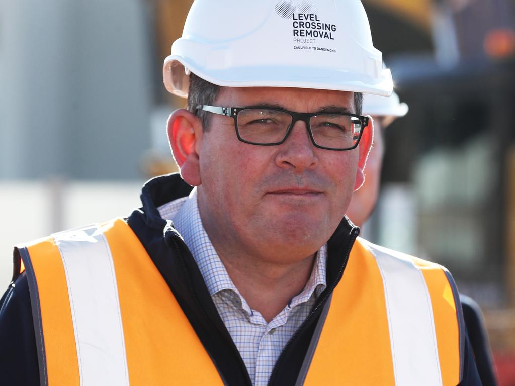 Daniel Andrews says the number of international arrivals landing in the country must be slashed. Picture: NCA NewsWire / David Crosling