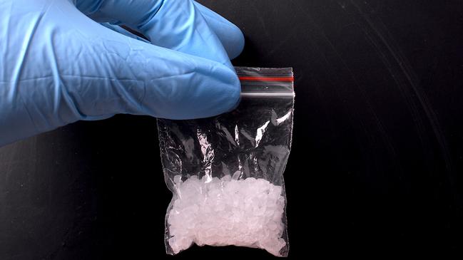 When police searched Karl Robert Blucher’s car they found a large amount of meth in a black bag.