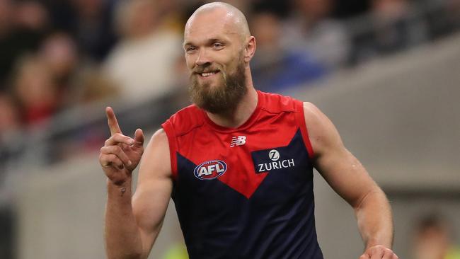 Max Gawn is hoping he can still get in. Photo by Will Russell/AFL Photos