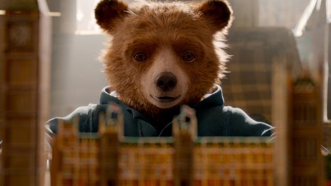 Paddington (voiced by Ben Whishaw) in a scene from film Paddington 2.