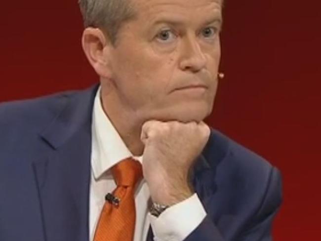 Opposition Leader Bill Shorten was alone on the Q&amp;A panel. Picture: Q&amp;A