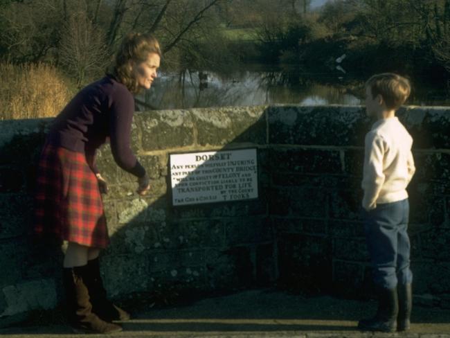 Campbell Newman and his mum Jocelyn Newman circa 1969 / 1970 taken when they lived in England.