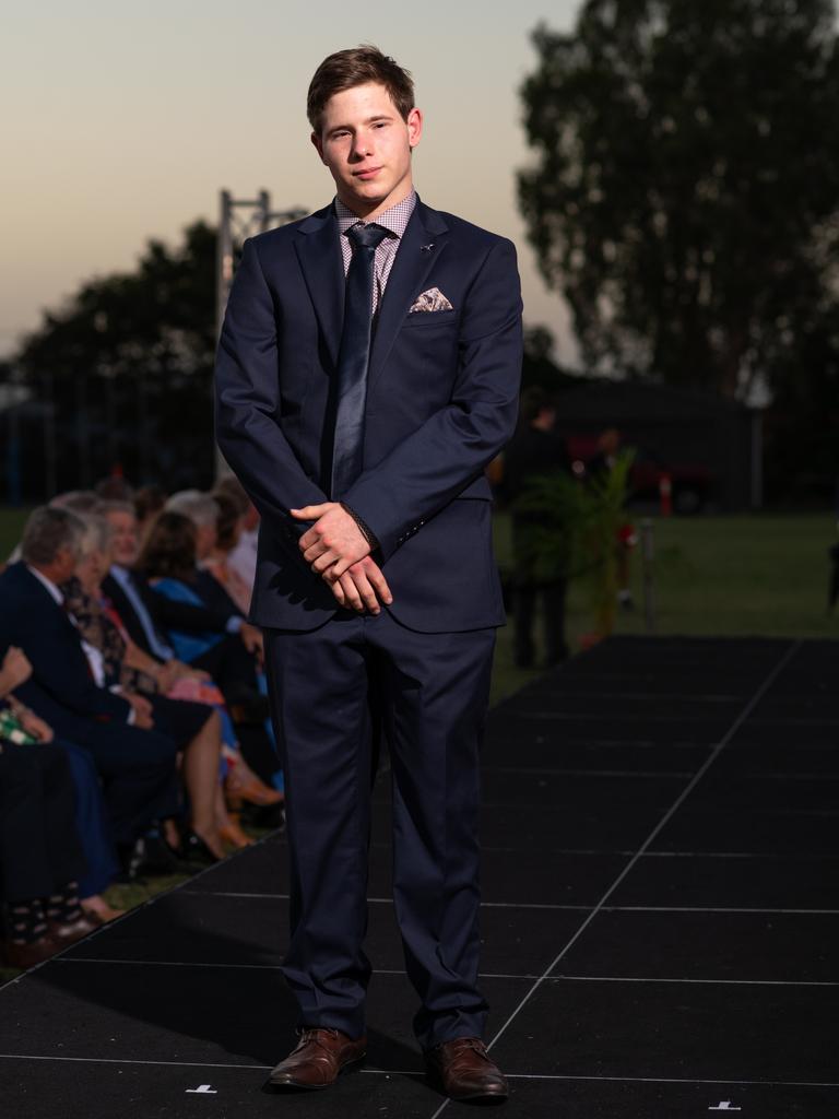 Riley O'Rourke at the 2024 Rockhampton Grammar School formal.