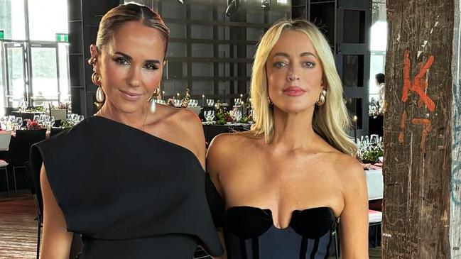 Celebrity besties Jackie O and Pip Edwards sent fans into a spin with this snap, with some labelling it "super hot". Picture: Instagram/JackieO