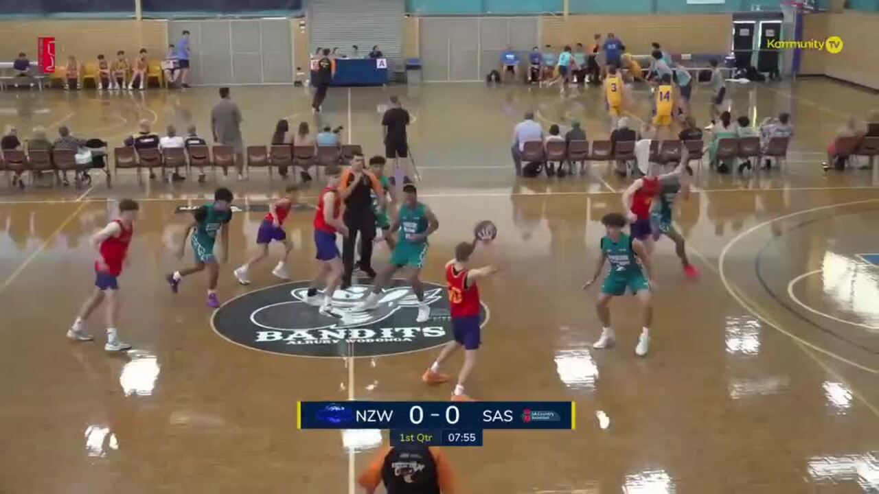 Replay: NZ Weka v SA Sharks (U16 Boys) - 2025 Australian Country Junior Basketball Cup Day 2