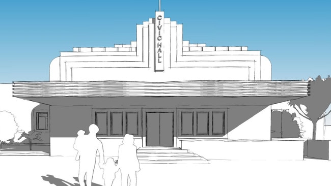 A draft master plan has been developed for the Casino civic hall.