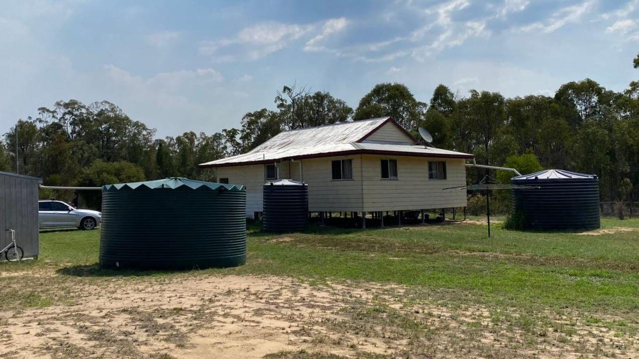 A two-bedroom home on nearly eight hectares of land along Kimberley Drive at Cypress Gardens is for sale for offers over $220,000 through LJ Hooker Toowoomba.