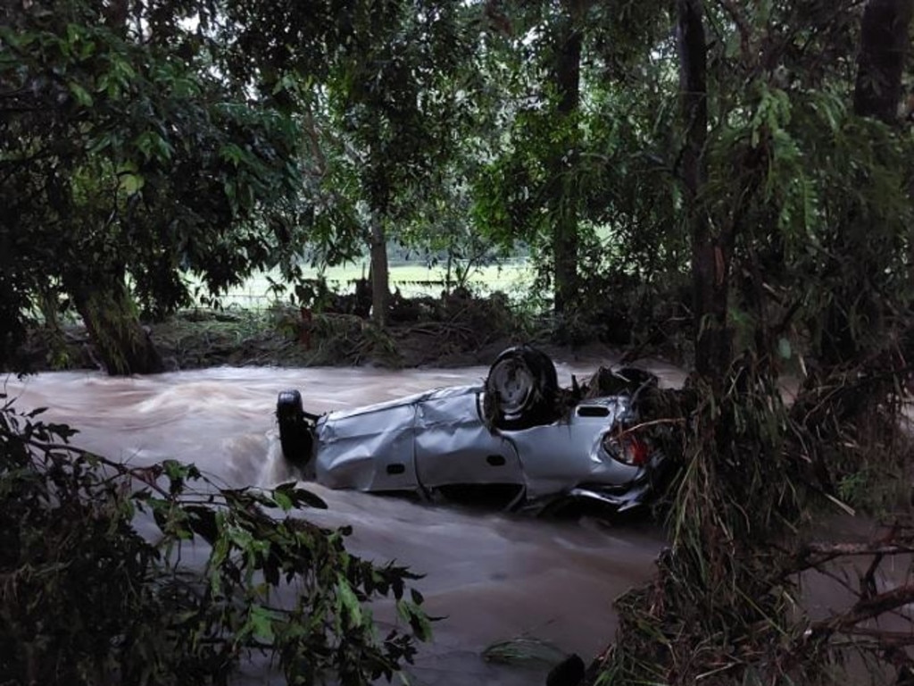 Flooding at Highvale, 8km from Samford. Picture: Janine Fossa