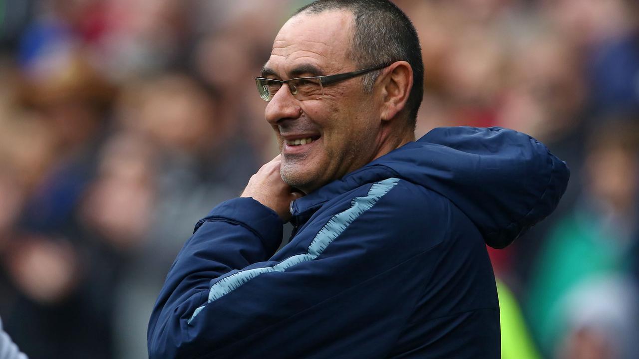 Maurizio Sarri said fans should probably wait until the end of matches before chanting for his head after his team scored twice in 6 minutes to win