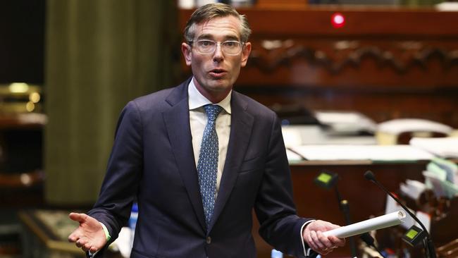 Premier Dominic Perrottet will sell the scheme as one that will develop a commercial hydrogen industry and create the local supply chains in NSW. Picture: Dominic Lorrimer