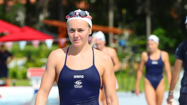 Swim Champion Ariarne Titmus of St Peters Western. Photo Lachie Millard