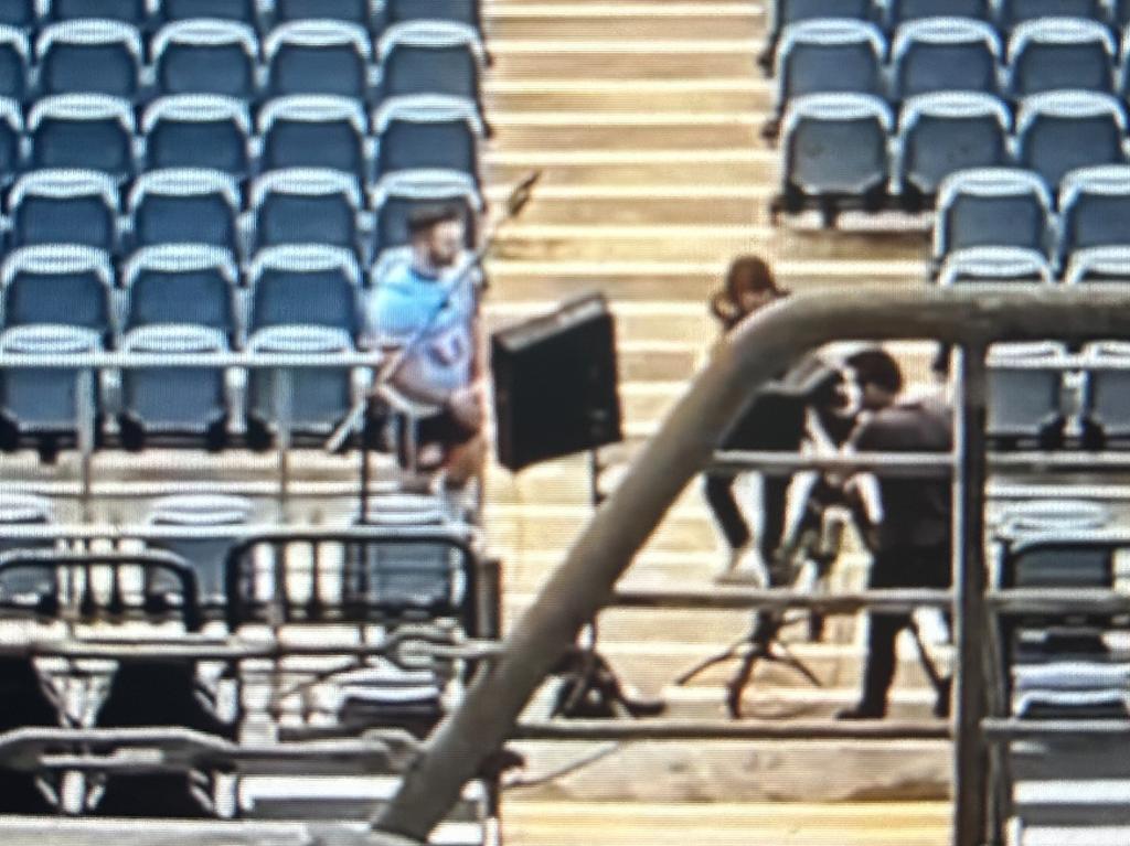 James Tedesco spotted doing an Origin promo shoot.