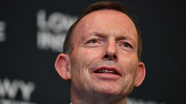 Former Australian prime minister Tony Abbott pictured in November last year. Picture: Joel Carrett.