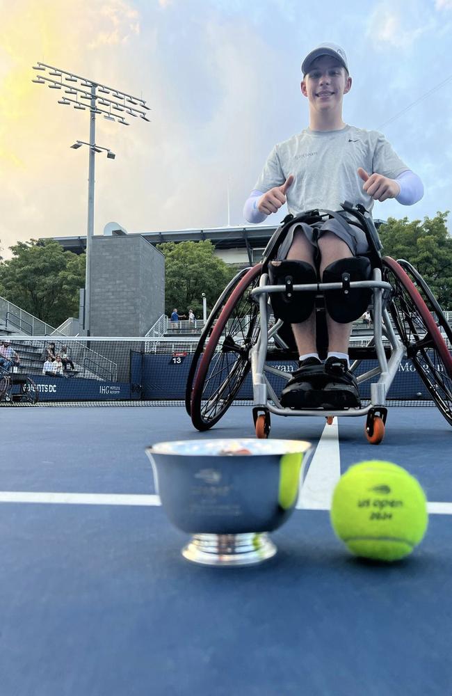 Australian tennis champion Ben Wenzel. Picture: Supplied