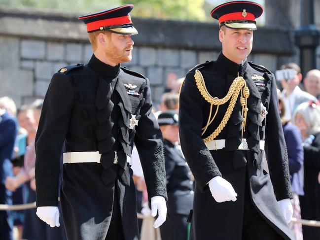 Prince William and Prince Harry’s relationship is strained. Picture: Getty Images