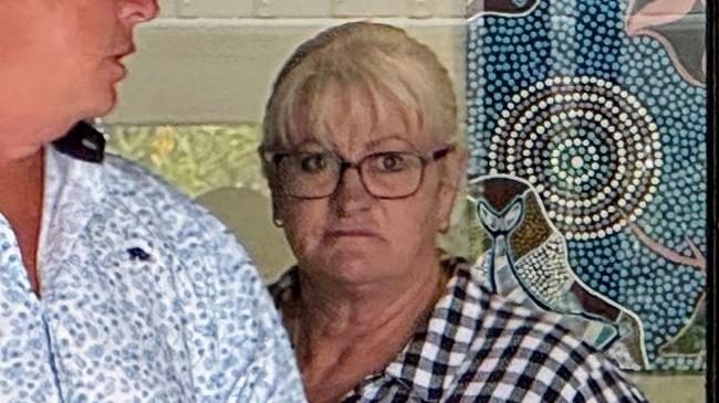 Joanne Whyte leaving Port Kembla Local Court on Monday on the first day of her hearing. Photo: Dylan Arvela