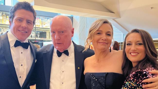 Georgie Parker with her Home and Away cast mates at the 2022 Logies. Picture:Instagram