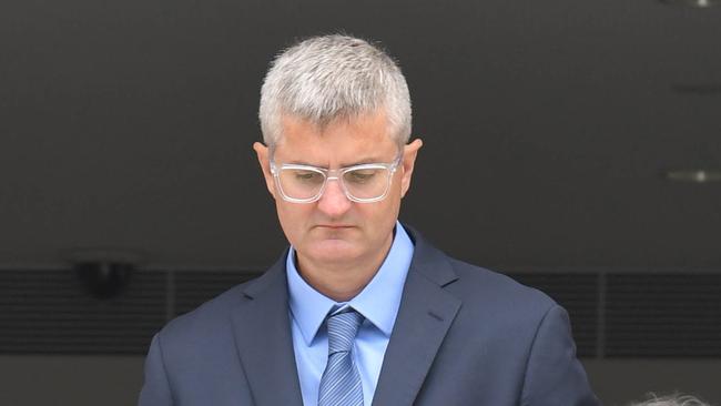 Vaughan Rogers outside Wollongong Courthouse. Picture: NCA NewsWire / Simon Bullard