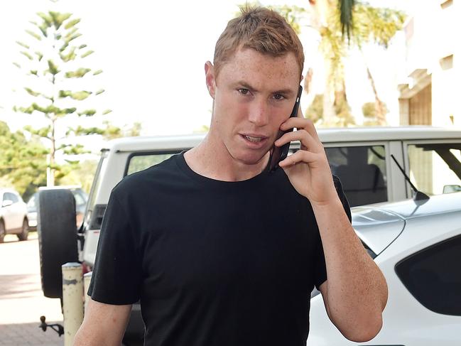 23/09/17 - Crows player Tom Lynch entering West Lakes for a recovery session after their big win to make the Grand Final.Picture: Tom Huntley