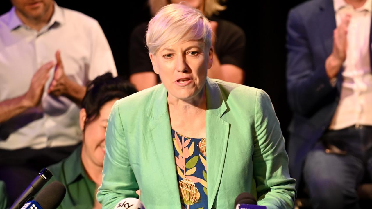 Cate Faehrmann also cautioned that Greens support for Labor wouldn’t be automatic. Picture: NCA NewsWire/ Jeremy Piper