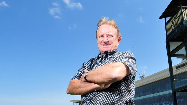 Racing Hall of Fame Inductee Geoff Lane at Caulfield race course in Caulfield. Pictured is Geoff Lane