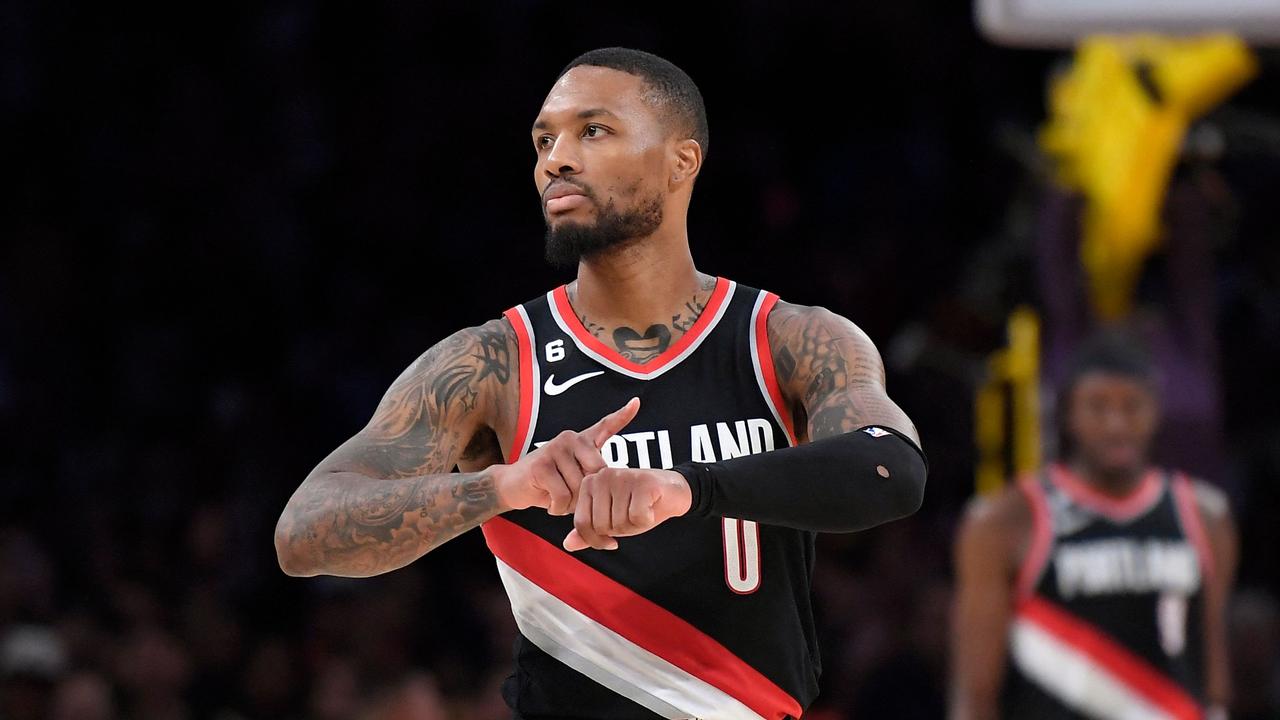 (Damian Lillard of the Portland Trail Blazers. Photo by KEVORK DJANSEZIAN / GETTY IMAGES NORTH AMERICA / AFP.