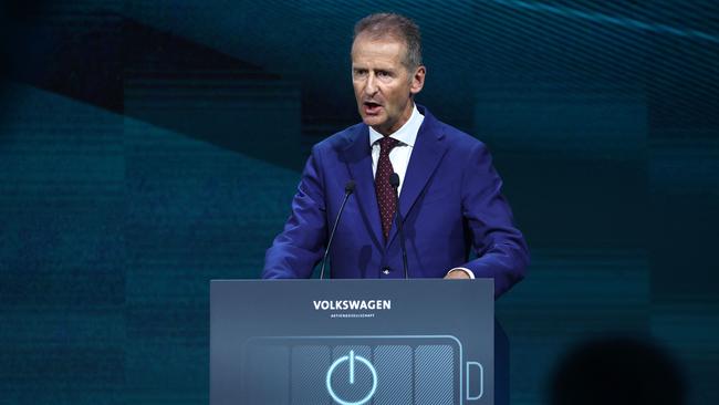 Herbert Diess may have been considered an “outsider” at Volkswagen. Picture: AFP