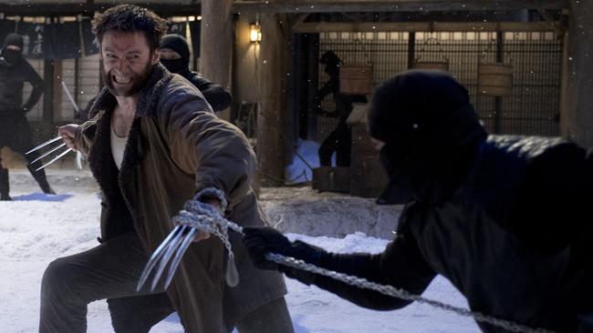 Hugh Jackman in The Wolverine film. Picture: Supplied