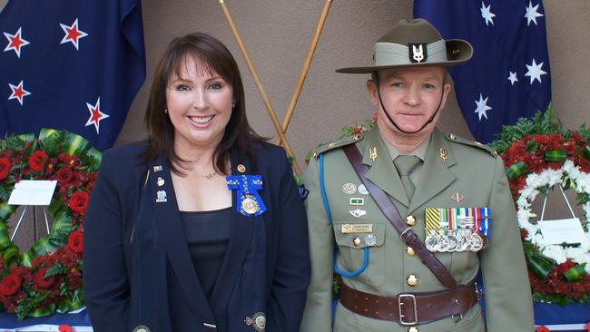 Dr Kay Danes OAM and husband Kerry Danes CSM. Picture: Supplied