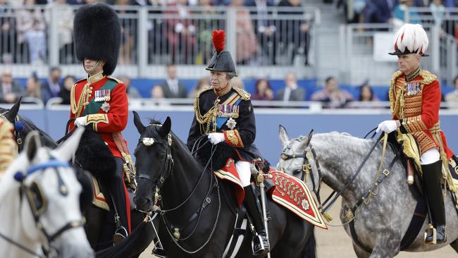 Princess Anne during Trooping the Colour at Horse Guards Parade. Picture: Getty Images