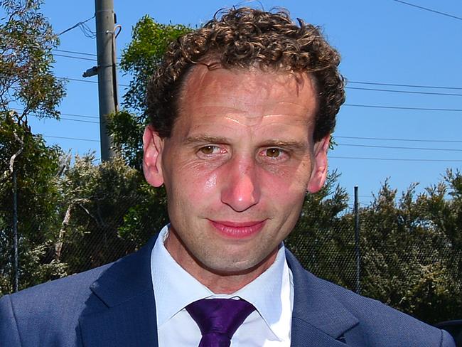 Pictured is STATE ELECTION 2014 - Key Seat Frankston. Liberal member Sean Armistead at Mount Erin College in Frankston South. Picture: Derrick den Hollander