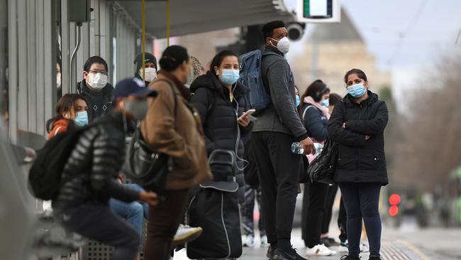 For some masks are seen as the answer to defeating coronavirus but the US and European experience challenges that notion. Picture: AFP