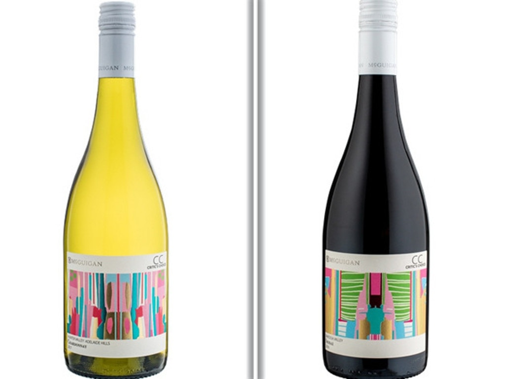 The two Critics Choice wines on sale.