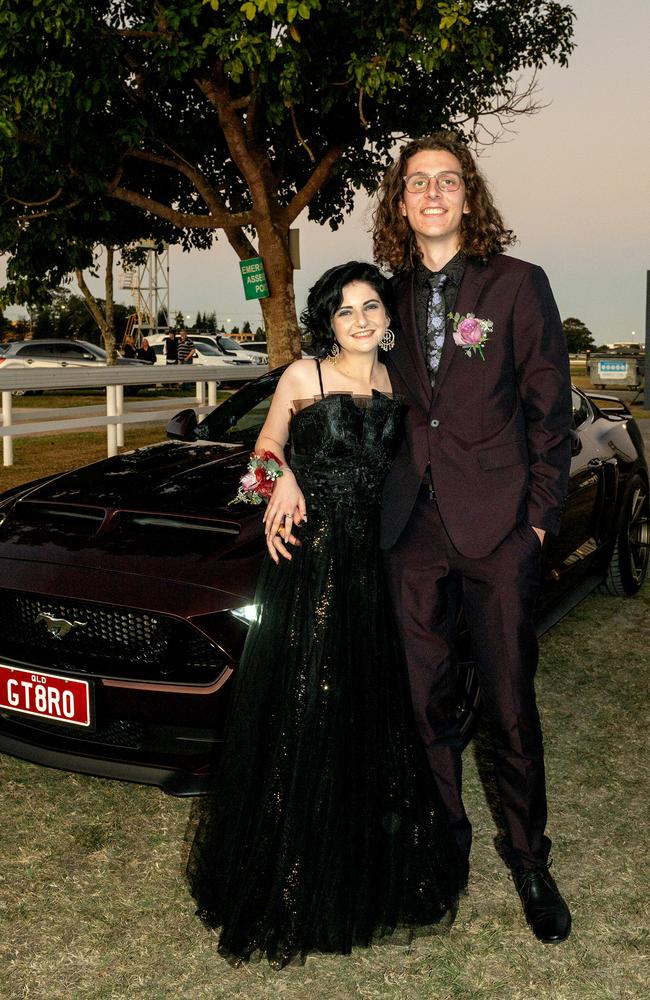 Emily Garner and Brock Lindores at the Mirani State High School year 12 Formal.Picture: Michaela Harlow