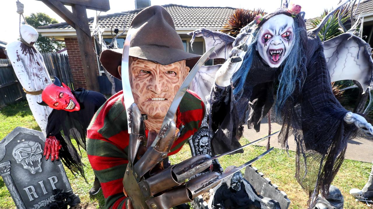 Mr Hartshorne, pictured in 2019, was a Halloween enthusiast. Picture: Glenn Ferguson