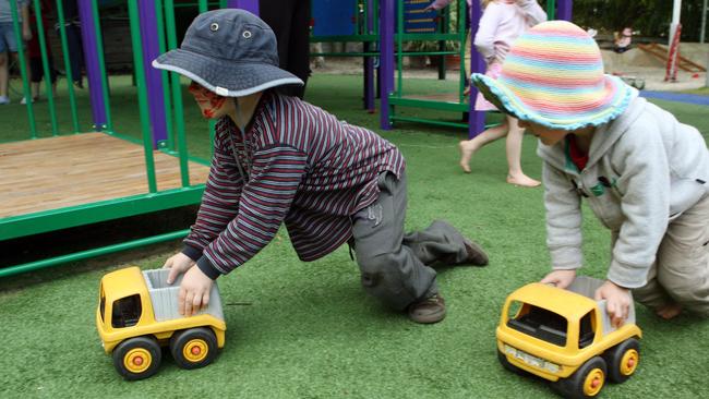 Children playing at a childcare centre. Generic image.