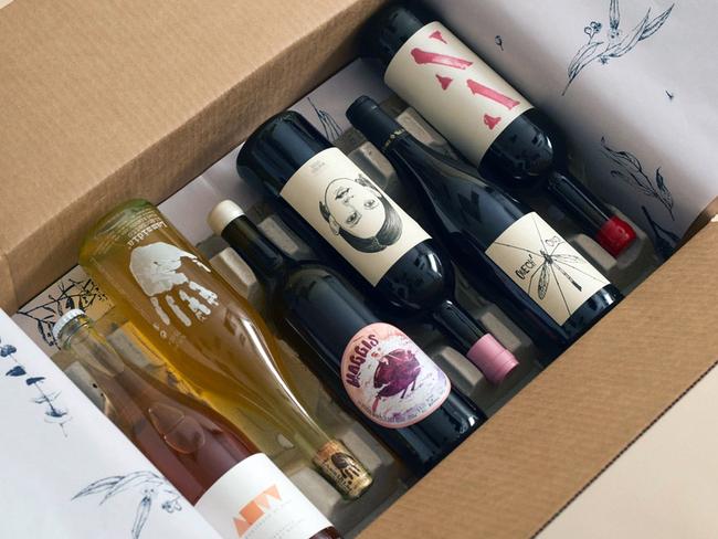 The Borough Box offers six bottles of natural wine. Picture: Saskia Wilson