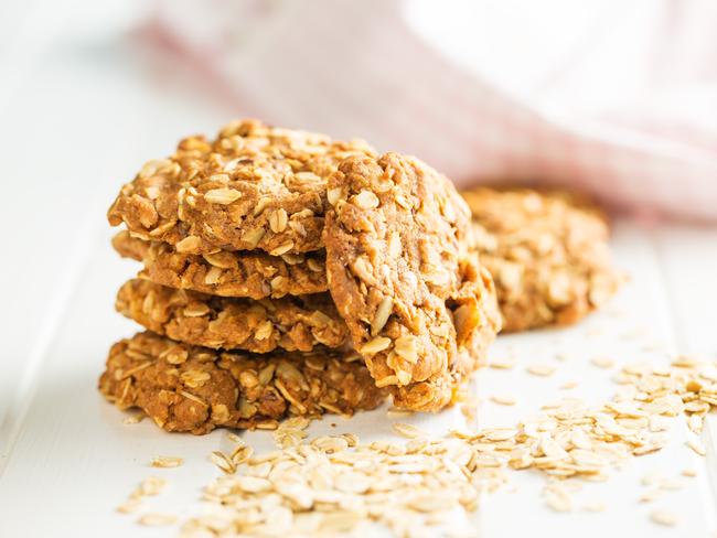 The first Anzac biscuits were unrecognizable from the iconic oats and golden syrupy recipe. Picture: Geelong Advertiser.