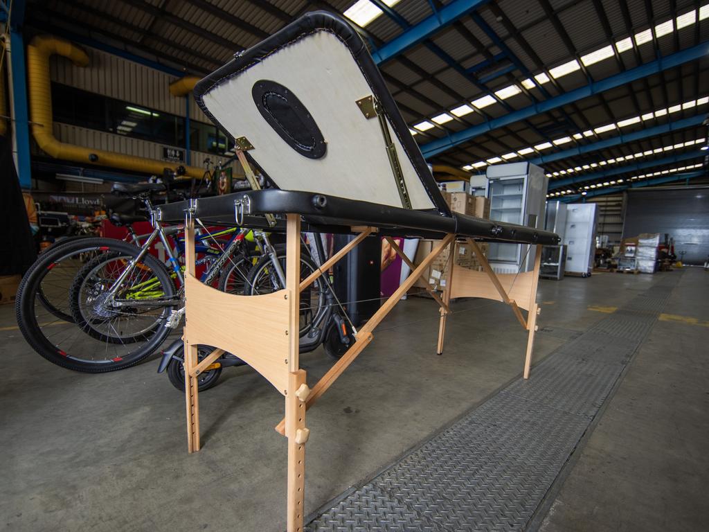 Who forgets a bike or a massage table? Picture: Nigel Hallett