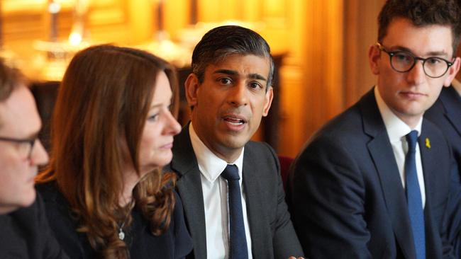 British Prime Minister Rishi Sunak: ‘More will change in the next five years than in the last 30.’ Picture: AFP