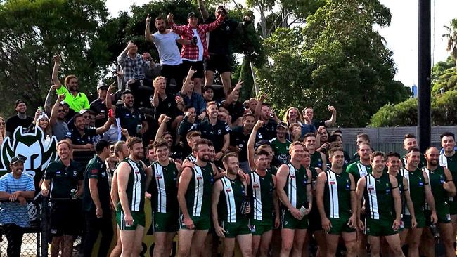 The Wantirna South Football Club seating.