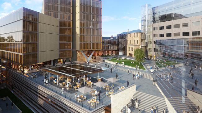 An artist's impression of the new Parliament Square development in Hobart. Pictures: SUPPLIED