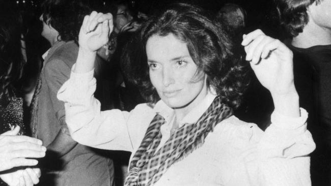 Margaret Trudeau, wife of Canadian prime minsitner Pierre Trudeau, dancing at New York’s Studio 54 disco in the late 1970s.